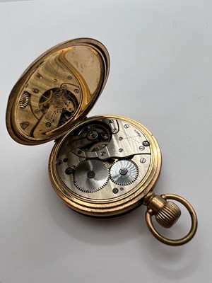 Lot 267 - An open face pocket watch, the white enamel...