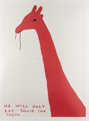 Lot 477 - David Shrigley (b.1968) He Will Only Eat Squid...