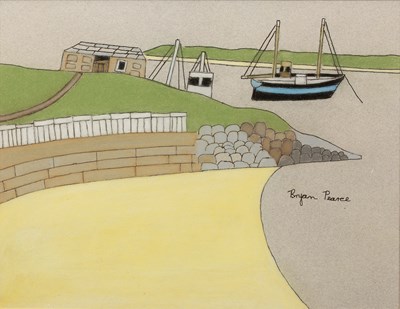 Lot 118 - Bryan Pearce (1929-2006) Harbour signed (lower...