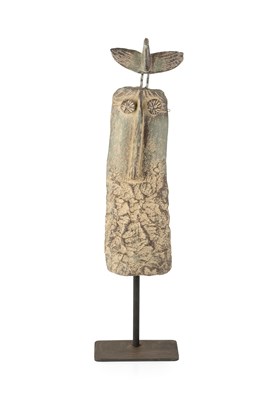 Lot 606 - John Maltby (1936-2020) Man and Bird, 2004...