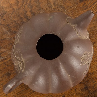 Lot 114 - Yixing terracotta teapot Chinese, 19th Century...