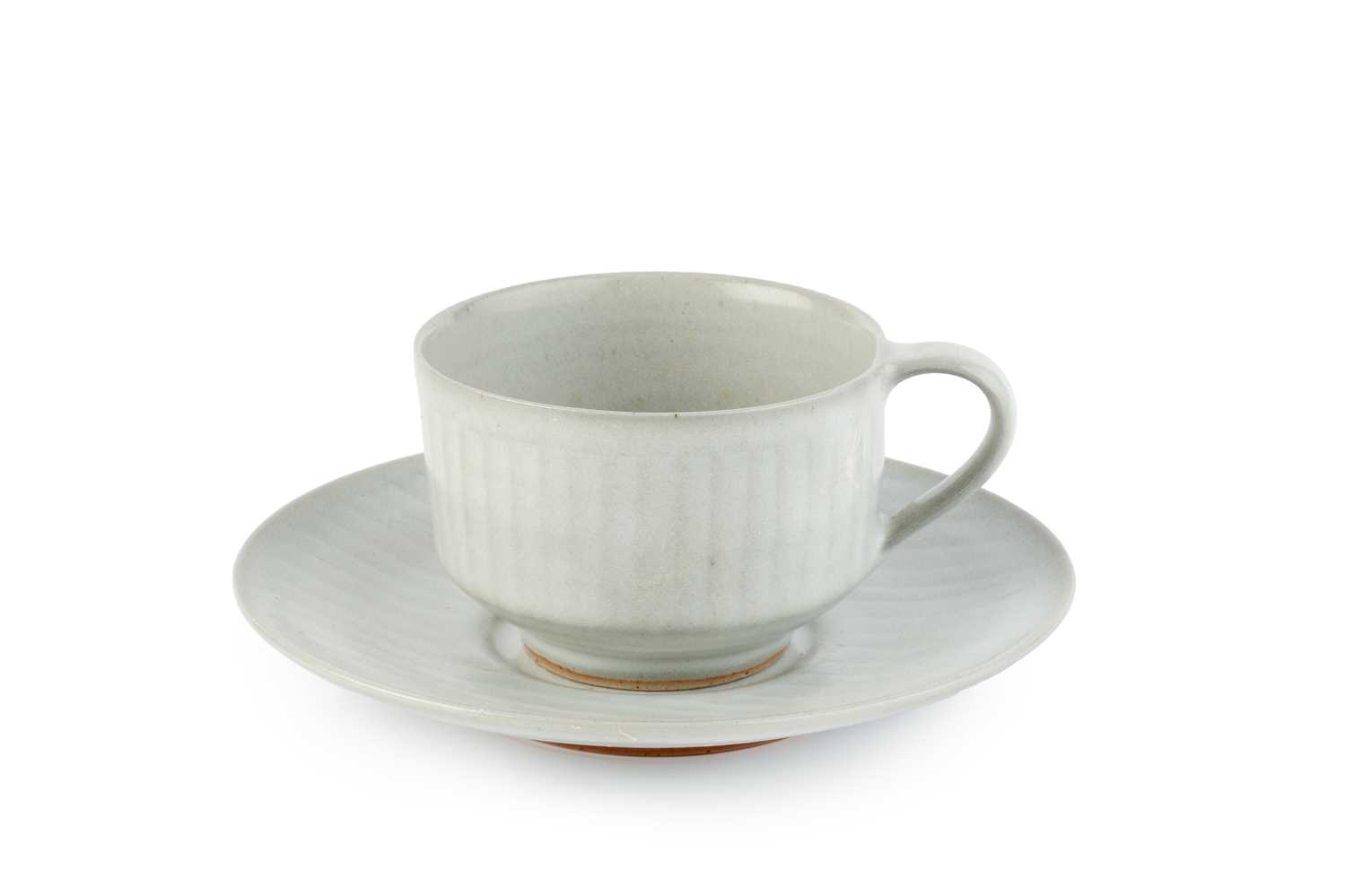 Lot 595 - Rupert Spira (b.1960) Cup and saucer pale...