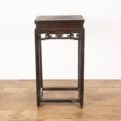 Lot 476 - Small rectangular topped stand or table...