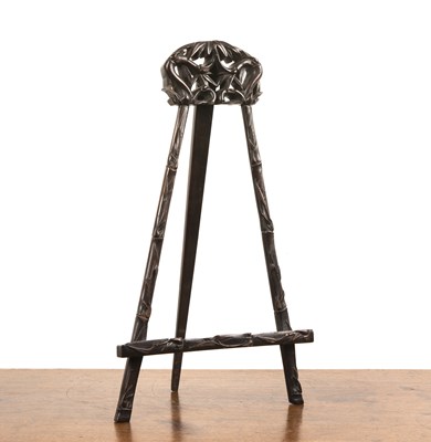 Lot 395 - Hardwood table top easel Chinese, circa 1900...