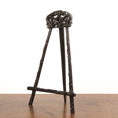 Lot 395 - Hardwood table top easel Chinese, circa 1900...