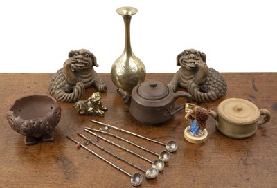 Lot 394 - Group of pieces Chinese and Japanese including...