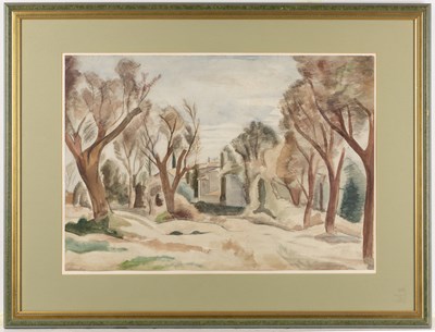 Lot 189 - Bernard Meninsky (1891-1950) Track through the...