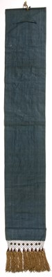 Lot 365 - Felt and gold thread hanging banner Chinese...