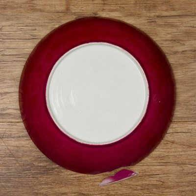Lot 139 - Enamelled porcelain dish Chinese, 19th Century...