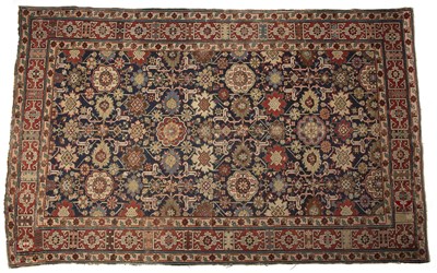 Lot 334 - An Antique Persian Kuba rug with foliate...