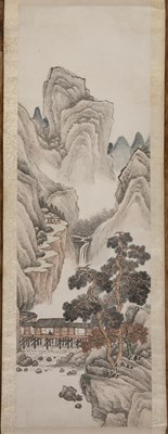 Lot 337 - Chinese School watercolour, painted in the...