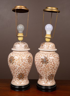 Lot 116 - A pair of table lamps