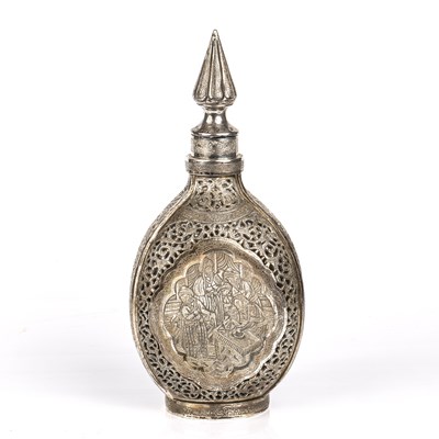 Lot 117 - A 20th century Islamic white metal mounted...