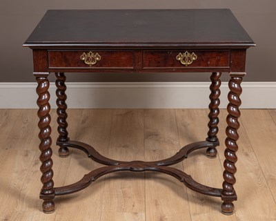Lot 115 - A 17th century style side table