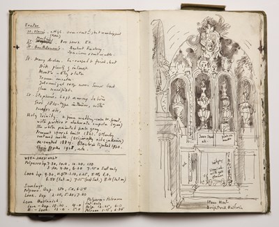 Lot 397 - John Piper (1903-1992) Sketchbook containing...