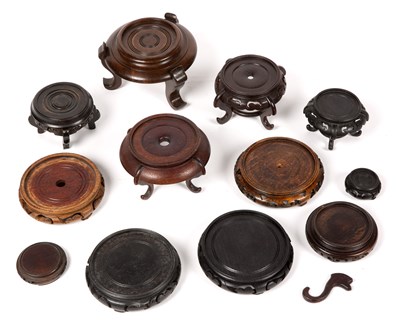 Lot 452 - Group of small stands Chinese (12)