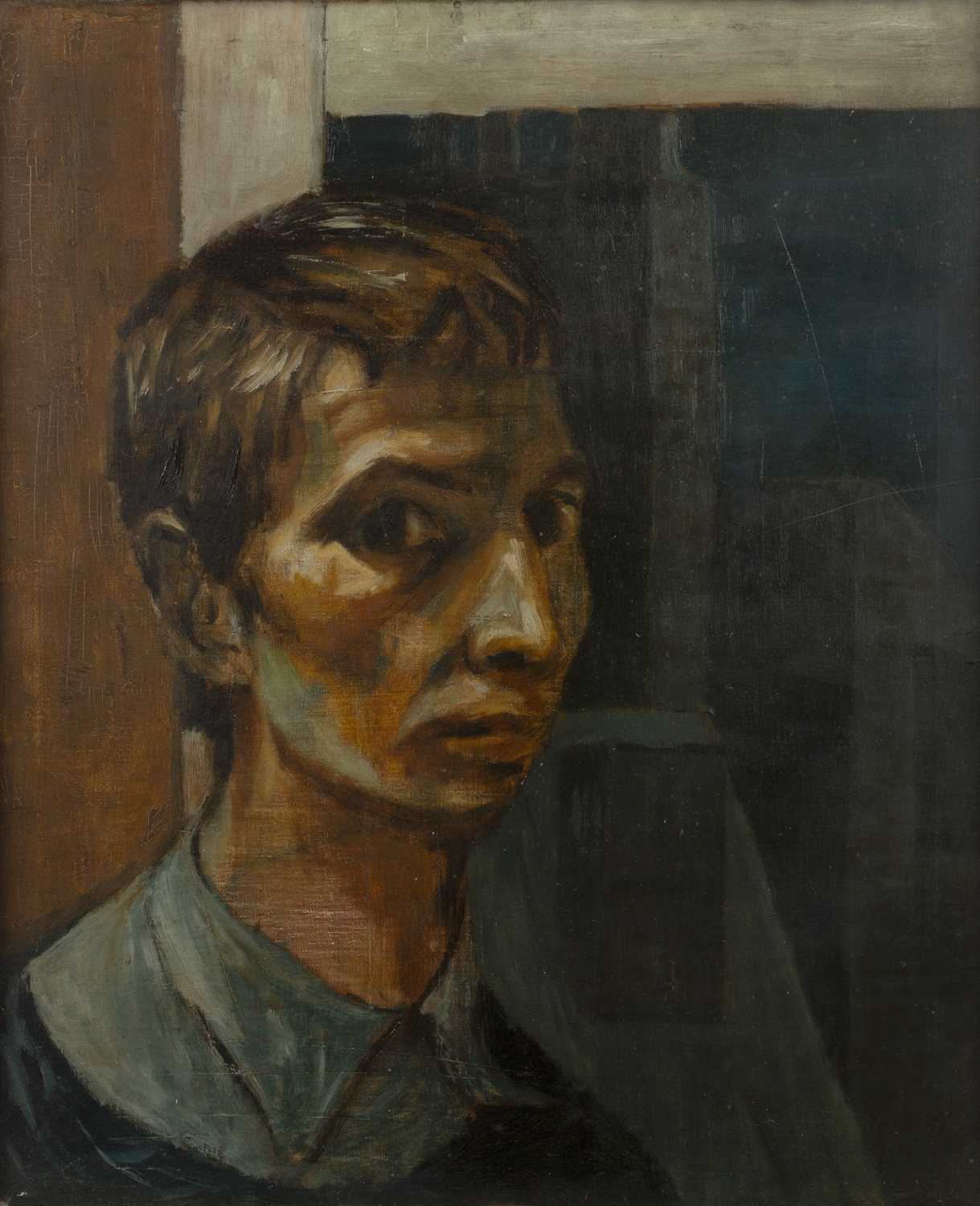 Lot 44 - Circle of Lucian Freud (1922-2011) Portrait of...
