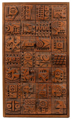 Lot 657 - Ron Hitchins (1926-2019) Relief plaque...