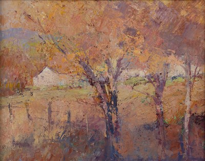 Lot 436 - Roy Hewish (b.1929) Autumn Carmarthenshire...