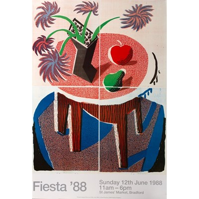 Lot 368 - David Hockney (b.1937) Fiesta '88, 1988 offset...