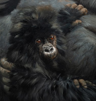 Lot 165 - John Seerey-Lester (1945-2020), a gorilla and her young