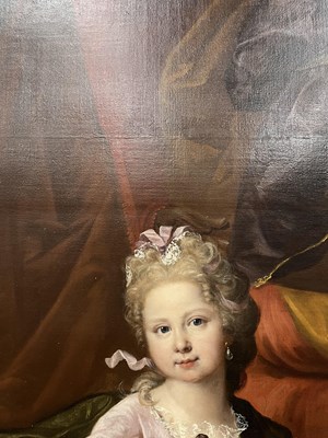 Lot 268 - Peter Sperwer (Antwerp 1662-1727), a pair of portrait paintings