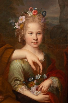 Lot 268 - Peter Sperwer (Antwerp 1662-1727), a pair of portrait paintings