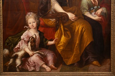 Lot 268 - Peter Sperwer (Antwerp 1662-1727), a pair of portrait paintings
