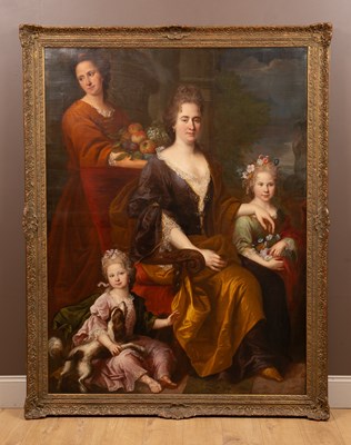 Lot 268 - Peter Sperwer (Antwerp 1662-1727), a pair of portrait paintings