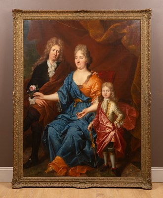 Lot 268 - Peter Sperwer (Antwerp 1662-1727), a pair of portrait paintings
