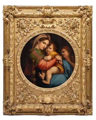 Lot 355 - Adele Bassi after Raphael, 'The Madonna della Saggiola'