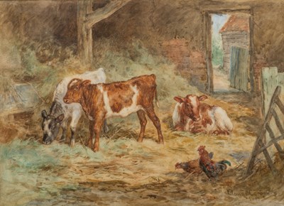 Lot 217 - Claude Cardon (British 1864-1937), 'The Pets of the Farm'