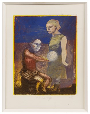 Lot 441 - Mick Rooney (b.1944) The Savage signed with...