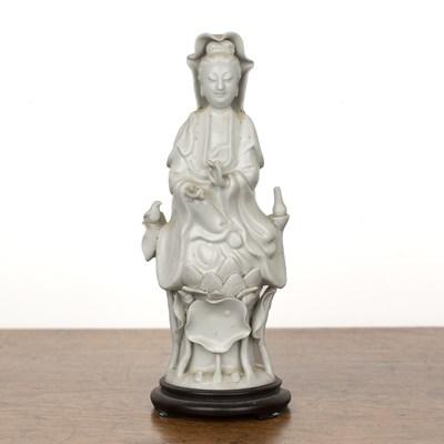 Lot 168 - Dehua model of Guan Yin Chinese, 18th Century...