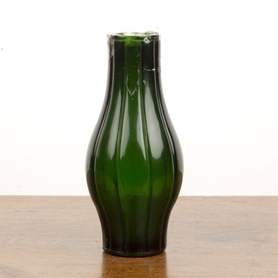 Lot 158 - Peking green glass vase Chinese, 19th Century...