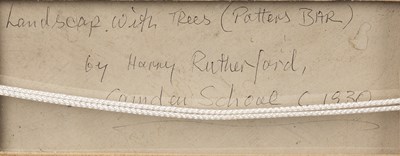 Lot 399 - Harry Rutherford (1903-1985) Landscape with...