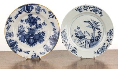 Lot 324 - Delft cabinet plate Continental, 19th Century,...