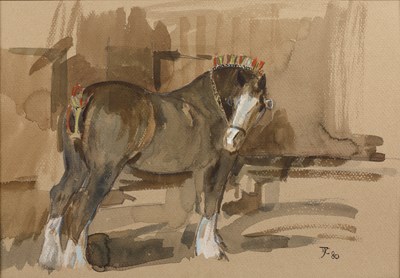 Lot 435 - Thomas Coates (1941-2023) Study of a Shire...