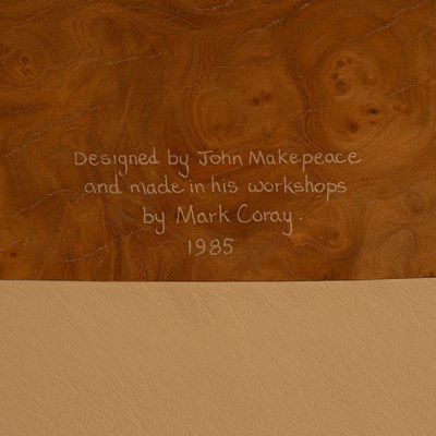 Lot 723 - John Makepeace (b.1939) Desk and Chair, 1985...