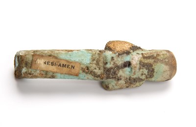 Lot 353 - An ancient Egyptian Shabti figure 9cm high....