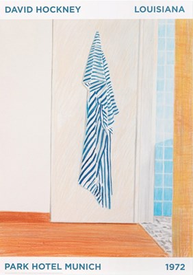 Lot 367 - David Hockney (b.1937) Park Hotel Munich, 1993...