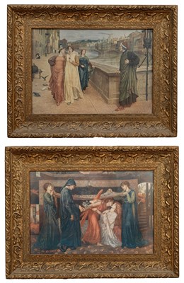 Lot 1137 - A pair of Pre-Raphaelite prints