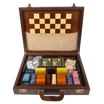 Lot 82 - A modern games compendium to include chess and...