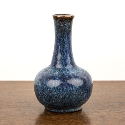 Lot 165 - Robin's egg glaze vase Chinese, 18th Century...