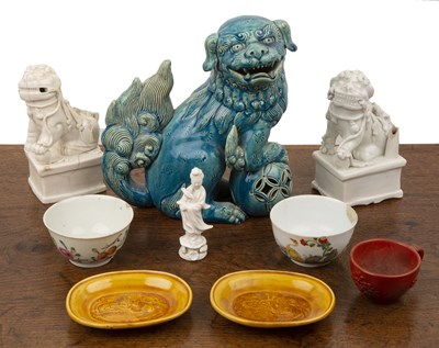 Lot 161 - Group of pieces Chinese including a pair of...