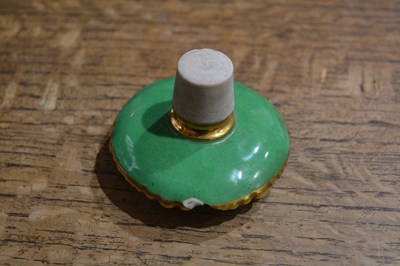 Lot 236 - Pair of Jacob Petit porcelain perfume bottles...