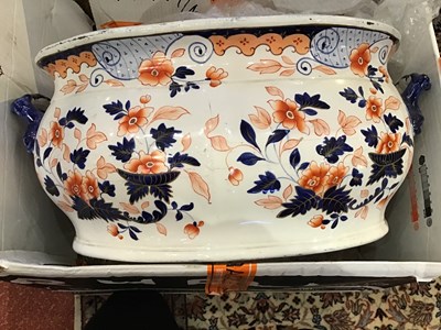 Lot 98 - A Victorian Masons Ironstone footbath 49cm...