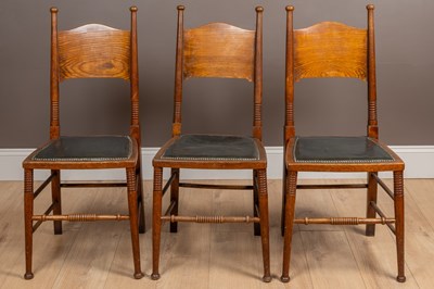 Lot 226 - A set of three William Birch for Liberty oak side chairs