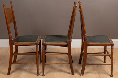 Lot 226 - A set of three William Birch for Liberty oak side chairs