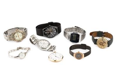 Lot 407 - A collection of watches, comprising a Skagen...